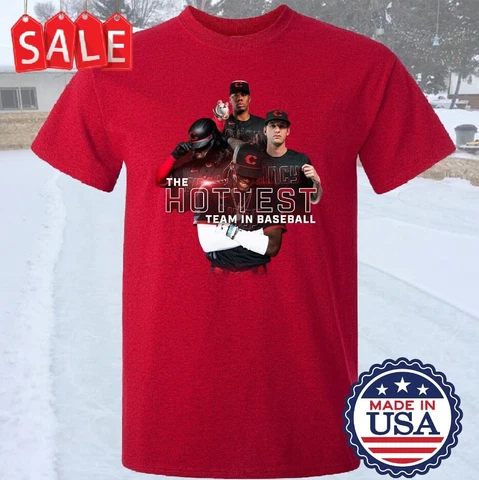 Cincinnati Reds The Hottest Team In Baseball Team T-Shirt Gift Unisex Fans Cover