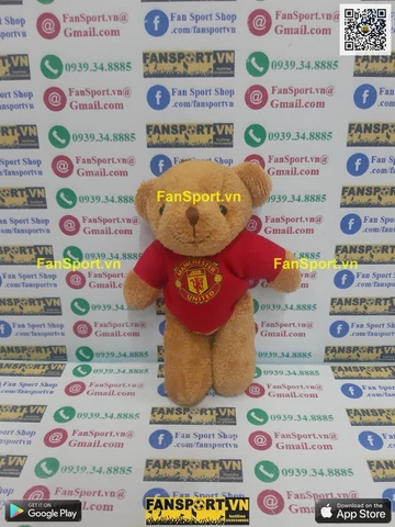 mascot Manchester United bear red 15cm manutd keychain Cover