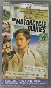 The Motorcycle Diaries (Rare Factory Sealed Promo VHS Screener w/ Watermarks) - Picture 1 of 2