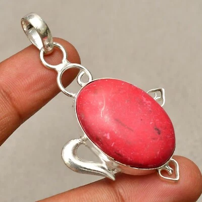 Ciondolo gioiello fatto a mano in argento sterling 925 con pietra preziosa co... - Immagine 1 di 4