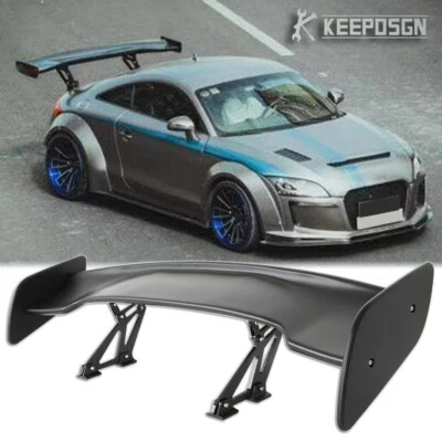 Alerón trasero mate 46" para Audi TT TTS Racing soporte alto GT alerón trasero Foto 1 de 4