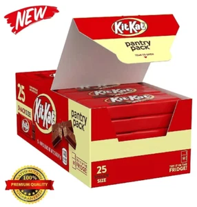 KIT KAT Milk Chocolate Wafer Snack Size, Candy Pantry Pack, 12.25 oz (25 Pieces) - Picture 1 of 6