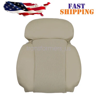 For Lexus GS460 2006-2011 Perforated Leather Seat Cover Passenger Side Back Tan - Image 1 of 4