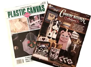 Needlecraft Country Kitchen Helpers and Leisure Arts Plastic Canvas Corners - Picture 1 of 7