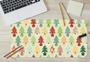 3D Colored Christmas Tree I04 Christmas Non-slip Desk Mat Keyboard Pad An - Picture 1 of 7