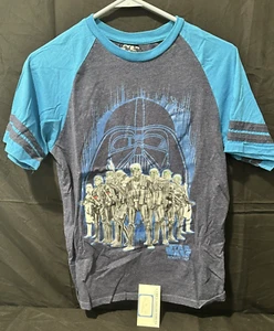Disney Store Star Wars Rogue One T-shirt small or medium size Darth Vader blue - Picture 1 of 12