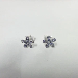 Pandora ALE S925 Margarita Pendientes Reino Unido Deslumbrante - Imagen 1 de 4