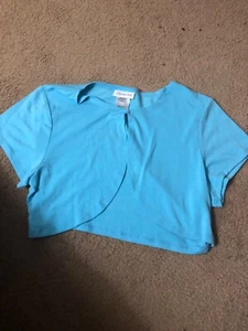 Aqua Girls Sweater size 18.5 short sleeves Bonnie Jean - Picture 1 of 2