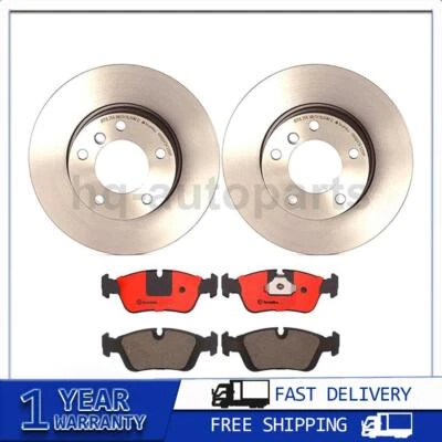 Juego de 3 pastillas de freno de disco Brembo delanteras para BMW 318ti 1995~1997 rotor de freno de disco Foto 1 de 4