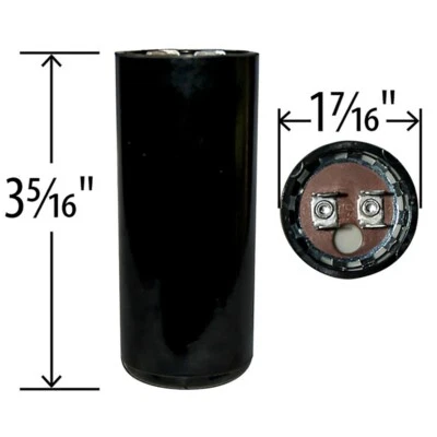 540-648 uF/MFD 110-125 VAC Start Capacitor replaces NGM 61B2D110540NCNG 11926 - Image 1 of 4