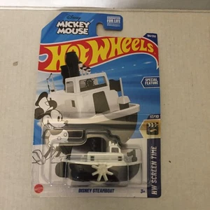NEW Disney Mickey Mouse Steamboat Hotwheels 10/10 - Picture 1 of 4