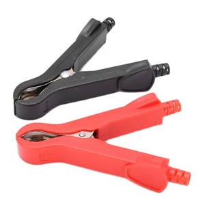 2Pcs U58 30A Test Clip Nickel Plated Test Terminal Clamp With ABS Protective´ - Picture 1 of 22