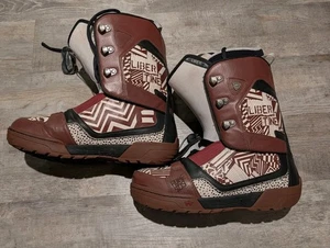 Rome Libertine braun weiß Snowboard Boots Herren Größe 11 - Bild 1 von 24