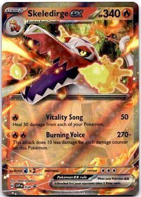 Skeledirge ex - Promo SV: Scarlet & Violet Promo Cards 034 NM - Image 1 of 2