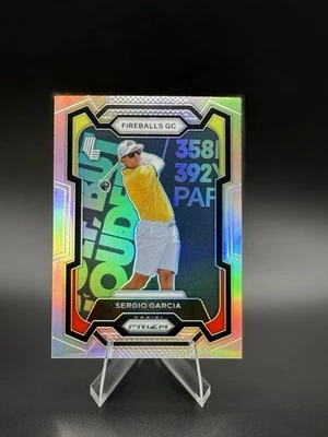 2024 Panini Prizm LIV Golf Silver Prizm Rookie RC No. 54 Sergio Garcia Variation - Image 1 of 2