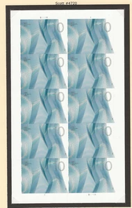 US Scott #4720 come nuovo NH 2013 pannello di 10, 2013 $10 Waves of Color autoadesivo, vf - Foto 1 di 2