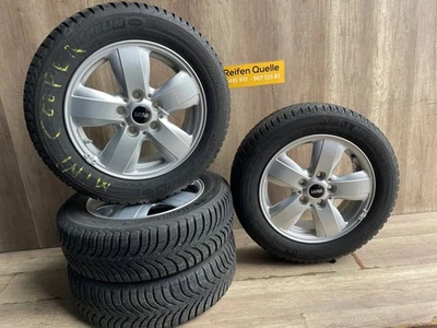 4x Original Mini F55 F56 F57 15 Zoll Winterräder + RDKS 6855101 6-6,5 - Bild 1 von 4