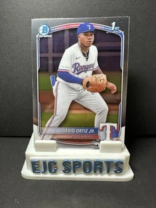 2025 Bowman David Ortiz Jr. 1st Bowman Chrome Prospect #BCP-29 - Rangers - Picture 1 of 2