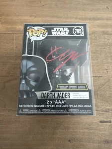 RARE Hayden Christensen signed Darth Vader #795 Funko Pop! Autograph w/COA Holo - Picture 1 of 5