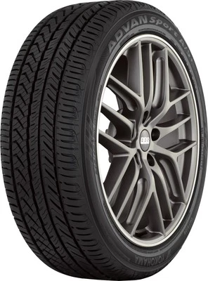 Set of 4 Yokohama Advan Sport A/S+ 225/45R19 96Y Tires 2254519 225 45 19 - Image 1 of 4
