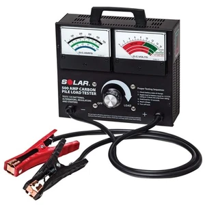Solar 1874 500 Amp Carbon Pile Battery Load Tester, Black - Picture 1 of 1