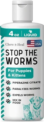 Líquido desparasitante para perros y gatos - 4 oz solución desparasitadora para paralizar expulsión 4  Foto 1 de 4
