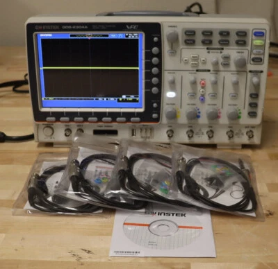 GW Instek GDS-2304A VPO Digital Oscilloscope, 4-Channel, 300MHz NEW IN BOX - Image 1 of 4