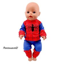 Spiderman Doll Clothes 43cm Baby Born Our Generation Journey American Girl