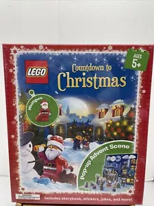 NEW Lego Countdown To Christmas Pop Up Advent Calendar Santa Figure Stickers 5+ - Picture 1 of 8