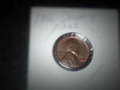 1956 DOUBLED DYES Mint Error Copper Penny Lincoln Wheat 1c Cent  - Image 1 of 4