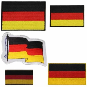 Aufnäher Abzeichen Deutschland Fahne Flagge BRD Germany schwarz rot gold - Picture 1 of 13