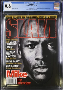 MICHAEL JORDAN SLAM Newsstand Magazine July 1996 CGC 9.6 POP 2 - one higher - Picture 1 of 2