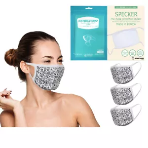 Mascherina Viso Lavabile Riutilizzabile Confezione da 3 + Filtro Copri Bocca 30 Fogli - IN STOCK - Foto 1 di 7