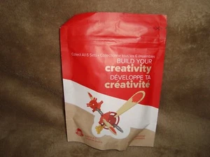 2016 Wendy's Restaurant Build Your Creativity 2 in 1 Roadrunner / Airplane NIP - Imagen 1 de 2