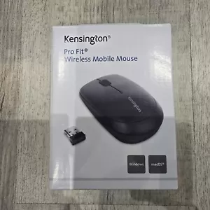 Kensington Pro Fit Wireless Mobile Mouse black 1200 DPI optical USB compact - Picture 1 of 3