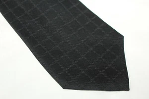Corbata de seda AZUL MARINO Y AZUL MARINO Hecha en Italia F76518 - Imagen 1 de 4