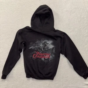Sudadera con Capucha De Colección Disneyland Resort Para Hombre Pequeña Piratas del Caribe Calavera Cremallera - Imagen 1 de 7