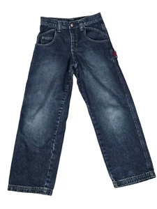 Lee Carpenter Jeans Boys Size 12 Vintage Y2K Loose Straight Leg 100% Cotton - Picture 1 of 8