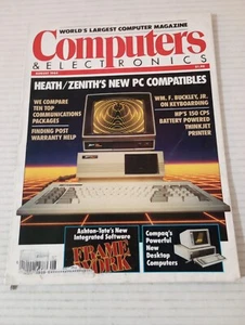 Computers & Electronics August 1984 HEATH/ZENITH'S NEW PC COMPATIBLES - Picture 1 of 12