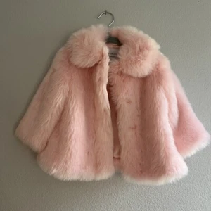 Janie and Jack Pink Faux Fur Coat 18 to 24 M - Picture 1 of 4
