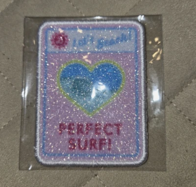 NEW Stoney Clover Barbie Perfect Surf Glitter beach summer patch sew stick on - Image 1 of 3
