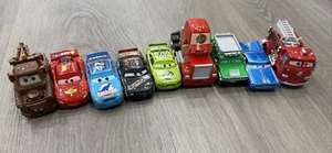 Disney Pixar Cars Lot Of 9 Diecast TJ Hummer, Mack, Ramone, Darren, Nitroade - Picture 1 of 24