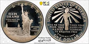 1986-S Statue of Liberty $1 PCGS PR68DCAM - Picture 1 of 1