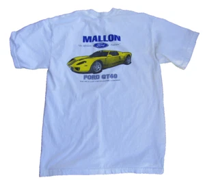 Vintage Ford GT40 Händler Promo Shirt Herren weiß Grafik T-Shirt - Medium T112 - Bild 1 von 6