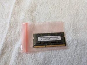 Micron 4GB 2RX8 PC3-10600S LAPTOP RAM Memory MT16JSF51264HZ-1G4M1 - Picture 1 of 2