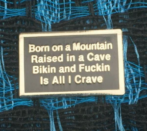 My Fav Biker saying Pin Pins Harley Davidson Outlaw Motorcycle Club BAMF ACAB 1% - Picture 1 of 3
