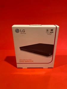 LG Ultra Slim Portable DVD Writer M Disc Windows & Mac Compatible Black SP80NB60 - Picture 1 of 7