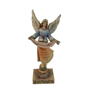 Angel Hallelujah Risen Figurine Luke 2:10 I Bring Good Tidings Of Great Joy - Picture 1 of 9