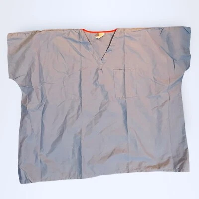 Unisex Blue HOSPITEX Uniform Scrub Top Size 5XL - Image 1 of 3