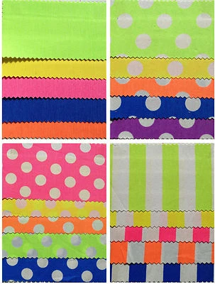 Stoff Baumwolle Elasthan Gabardine Popeline Neonfarben Fasching Meterware B-WARE - Bild 1 von 4